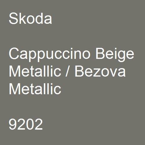 Skoda, Cappuccino Beige Metallic / Bezova Metallic, 9202.